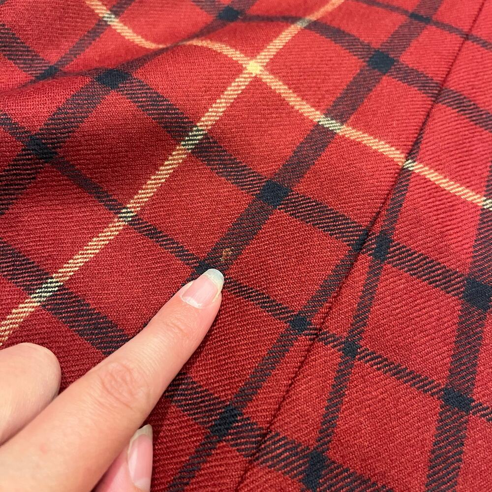 Brooks Brothers Tartan Plaid Wool Midi A Line Skirt 4 Old Money Preppy Classic - Picture 3 of 6